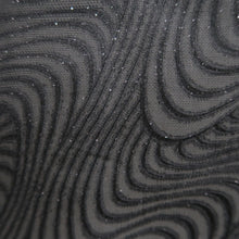 Load image into Gallery viewer, Haori Jacket Vintage(1950-1980) Black Silver See-Through Ryusui Silk #10221E2
