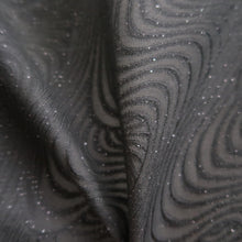 Load image into Gallery viewer, Haori Jacket Vintage(1950-1980) Black Silver See-Through Ryusui Silk #10221E2
