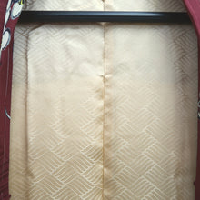 Load image into Gallery viewer, Haori Jacket Vintage(1950-1980) Wine red Plum blossom Silk #10677D1
