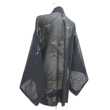 Load image into Gallery viewer, Haori Jacket Black Sheer Mountain Silk #10969F3
