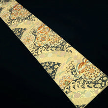 Load image into Gallery viewer, Fukuro Obi Gold Wave Phoenix Silk BB267V5
