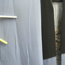 Load image into Gallery viewer, Men&#39;s Juban Grayish Blue Dragon Wave Silk #10298E5
