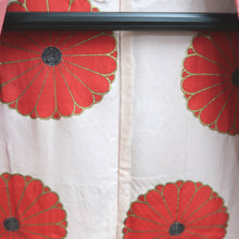 Load image into Gallery viewer, Haori Jacket Vintage(1950-1980) Reddish Pink Floral pattern Long Silk #11017A1
