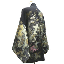 Load image into Gallery viewer, Haori Jacket Vintage(1950-1980) Black Gold Cloud Silk #10056C5
