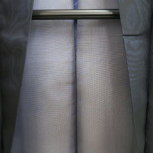 Load image into Gallery viewer, Haori Jacket Vintage(1950-1980) Black Blue Sheer Ripple Birds Silk #10899E5
