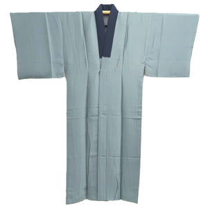 Men's Juban Gray Landscape Silk #10453A4