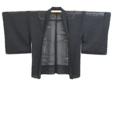 Load image into Gallery viewer, Haori Jacket Black Sheer Mountain Silk #10969F3
