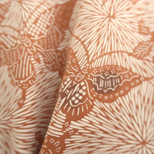 Load image into Gallery viewer, Haori Jacket Reddish Brown Butterfly Silk #10858E3
