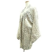 Load image into Gallery viewer, Haori Jacket Pearl white Plum blossom Embroidery Silk #10859E3
