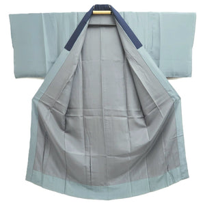 Men's Juban Gray Landscape Silk #10453A4
