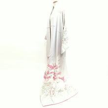 Load image into Gallery viewer, Kimono Off white Azalea Chrysanthemum Tall Silk #9939B5
