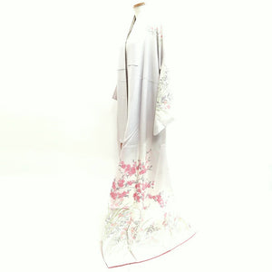 Kimono Off white Azalea Chrysanthemum Tall Silk #9939B5