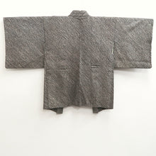Load image into Gallery viewer, Haori Jacket Vintage(1950-1980) Black Red Full Shibori Red eye Silk #10206E1
