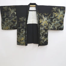 Load image into Gallery viewer, Haori Jacket Vintage(1950-1980) Black Gold Cloud Silk #10056C5
