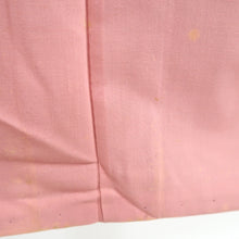 Load image into Gallery viewer, Kimono Vintage(1920-1950) Black Red Meisen Plum blossom Branch Silk #10771D4
