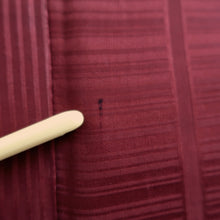 Load image into Gallery viewer, Haori Jacket Vintage(1950-1980) Wine red Plum blossom Silk #10677D1
