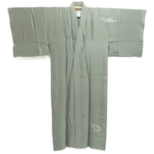 Load image into Gallery viewer, Men&#39;s Juban Vintage(1950-1980) Light Gray Landscape Pine Tree Silk #10299E5
