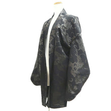 Load image into Gallery viewer, Haori Jacket Vintage(1950-1980) Black Cloud Silk #11069A4
