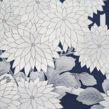 Load image into Gallery viewer, Kimono Vintage(1950-1980) Blue Chrysanthemum Tall Silk #9949B5
