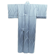 Load image into Gallery viewer, Kimono Grayish Blue Ribbon Silk #10537B3
