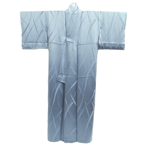 Kimono Grayish Blue Ribbon Silk #10537B3