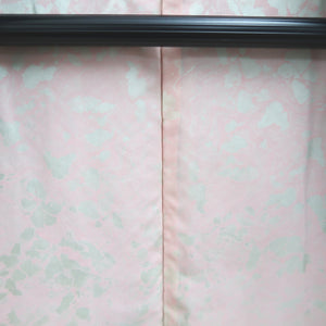 Haori Jacket Vintage(1950-1980) Black Shibori Peony Silk #9902B4