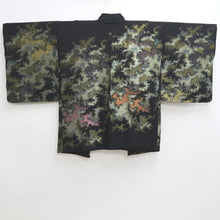 Load image into Gallery viewer, Haori Jacket Vintage(1950-1980) Black Gold Cloud Silk #10056C5
