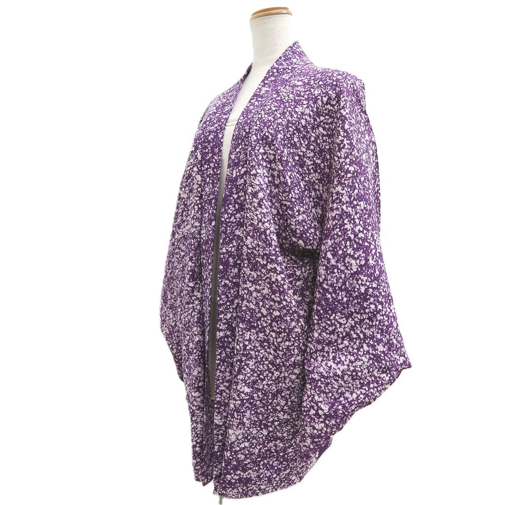 Haori Jacket Vintage(1950-1980) Purple Tree Silk #10578B5