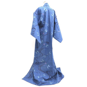 Yukata Blue Dragonfly Cotton #9916B4