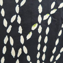Load image into Gallery viewer, Haori Jacket Vintage(1950-1980) Black Shibori Botanical Silk #10937F1
