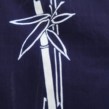 Load image into Gallery viewer, Yukata Vintage(1950-1980) Navy Bamboo Cotton #10762D4
