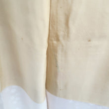 Load image into Gallery viewer, Furisode Vintage(1950-1980) Cream white Plum blossom Branch Silk #10566B4
