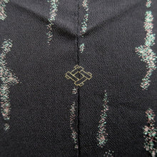 Load image into Gallery viewer, Haori Jacket Vintage(1950-1980) Black Abstract art Silk #9774A4
