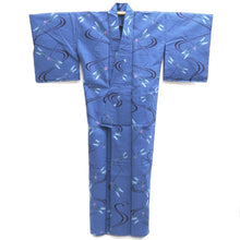 Load image into Gallery viewer, Yukata Blue Dragonfly Cotton #9916B4
