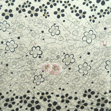 Load image into Gallery viewer, Haori Jacket Pearl white Plum blossom Embroidery Silk #10859E3
