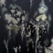 Load image into Gallery viewer, Haori Jacket Vintage(1950-1980) Black Abstract art Silk #9774A4
