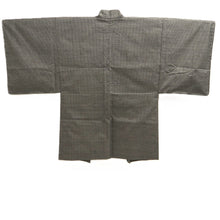 Load image into Gallery viewer, Men's Haori Vintage(1950-1980) Dark Brown Double Dragon Silk #10653C4
