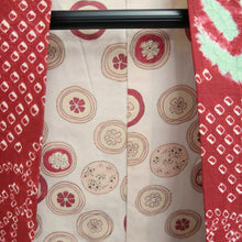 Load image into Gallery viewer, Haori Jacket Vintage(1920-1950) Red Shibori Silk #10628C3
