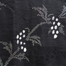 Load image into Gallery viewer, Haori Jacket Vintage(1950-1980) Black Shibori Branch Silk #9997C2
