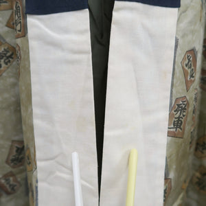 Men's Juban Beige Shogi Silk #10454A4