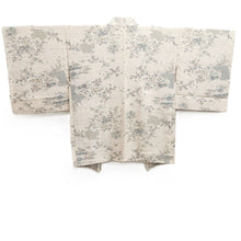 Load image into Gallery viewer, Haori Jacket Light Beige Heian Princess Silk #10678D1
