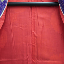 Load image into Gallery viewer, Kimono Vintage(1950-1980) Blueish Purple Chrysanthemum Silk #10270E4
