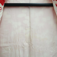 Load image into Gallery viewer, Juban Vintage(1950-1980) Red Maple Leaf Chrysanthemum Silk #10383F4
