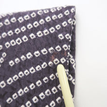 Load image into Gallery viewer, Haori Jacket Vintage(1950-1980) Purple Shibori Wave Silk #10598C2
