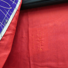 Load image into Gallery viewer, Kimono Vintage(1950-1980) Blueish Purple Chrysanthemum Silk #10270E4
