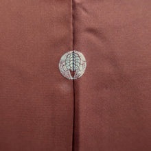 Load image into Gallery viewer, Haori Jacket Reddish Brown Butterfly Silk #10949F2

