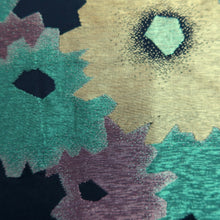 Load image into Gallery viewer, Haori Jacket Vintage(1950-1980) Black Green Gold Flower Silk #10087D1
