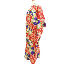 Load image into Gallery viewer, Juban Vintage(1920-1950) Light Red Camellia Plum blossom Silk #10372F4
