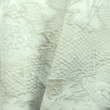 Load image into Gallery viewer, Haori Jacket Pale Blue Landscape Tree Silk #10738D3
