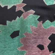 Load image into Gallery viewer, Haori Jacket Vintage(1950-1980) Black Green Gold Flower Silk #10087D1
